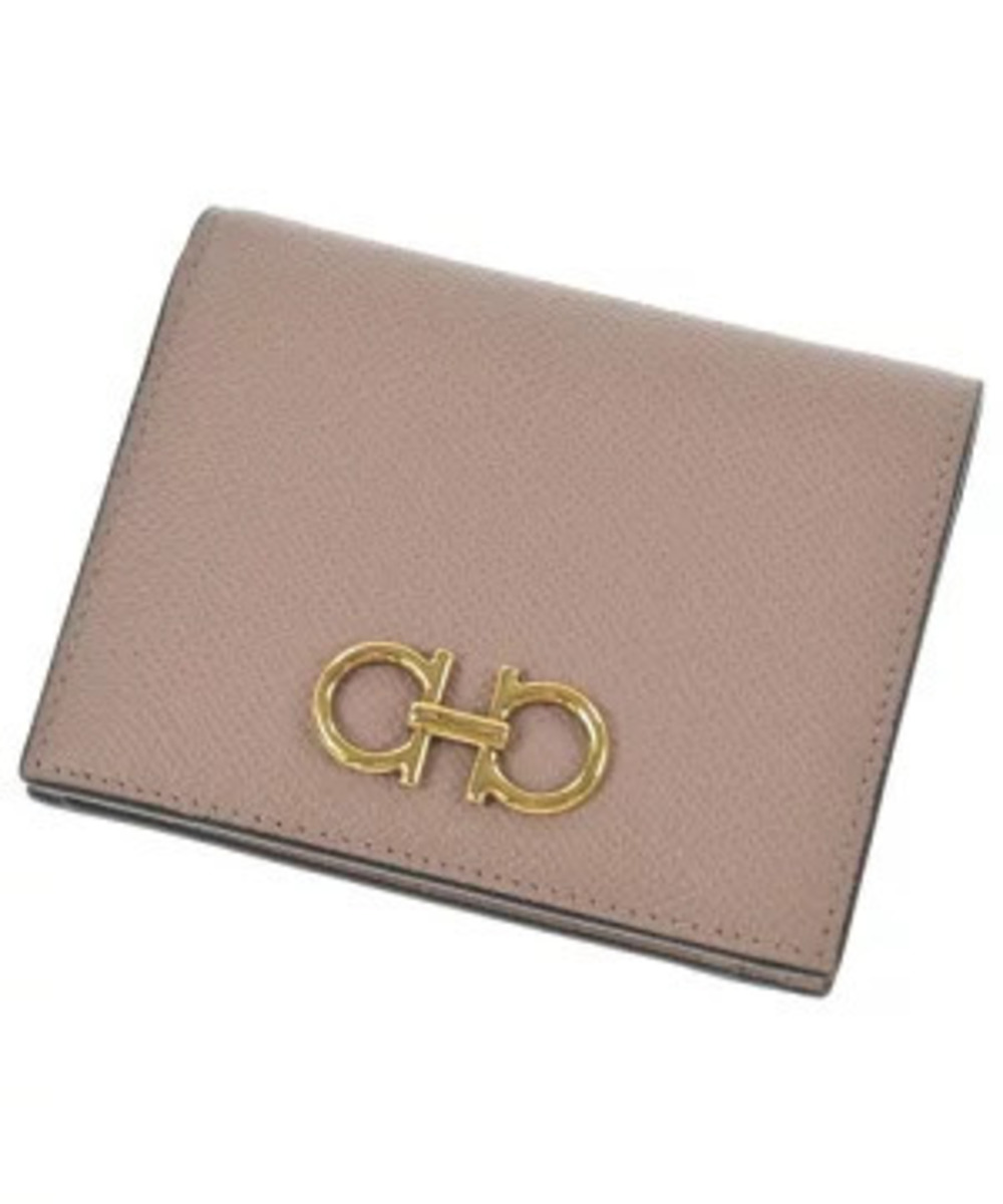 Salvatore Ferragamo Wallet coin case Wallet Pink Beige Cream